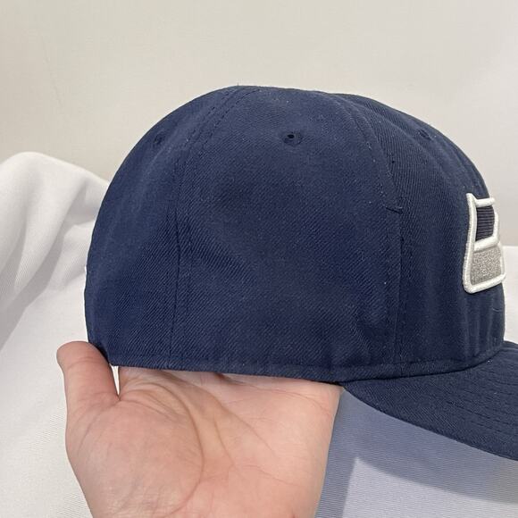 Seattle Seahawks Football NFL New Era Fitted Hat 7 1/4 59Fifty Navy Embroidered - Picture 6 of 11